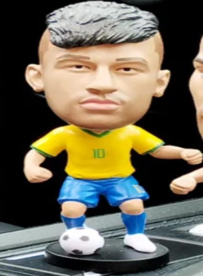 BHOOLU&GOOLU Bobble Head Soccer Player Figure for Car and Home Decoration - Model 2-1 Pc Box - Image 4